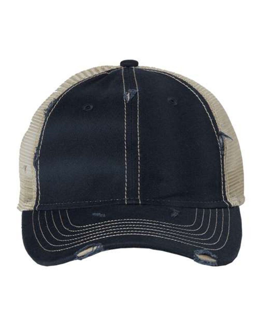 Valucap® Bounty Dirty Washed Cap Distressed Style Breathable Mesh